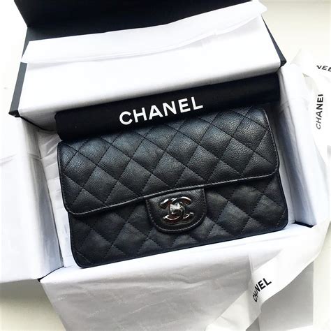 mini chanel black bag